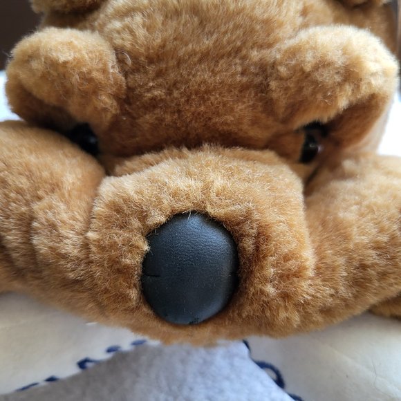 Carlton Cards Plush Bulldog with bone Class of 2000 With Tags see pictures - Picture 3 of 10